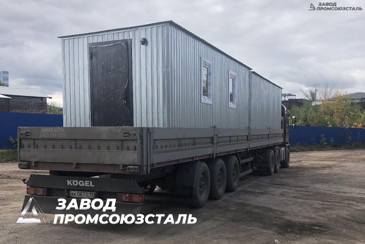 bytovka-ofis-dlya-rabochego-personala-2-sht.-24h24h6-m.-uteplenie-100-mm.-srok-izgotovleniya-14-dnej.-otpravlyaem-v-g.-abakan. Бытовка для офиса металлическая 2,4×2,4×8 м